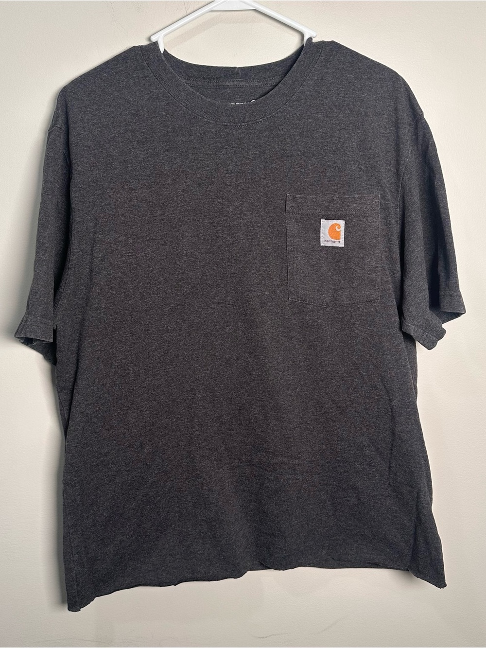 Carhartt Charcoal Short-Sleeve Pocket Tee
